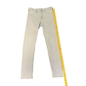 &Denim Skinny Ankle Regular Waist Jeans Women's 26 Blue Mid Rise Light Wash